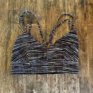 Strappy sports bra